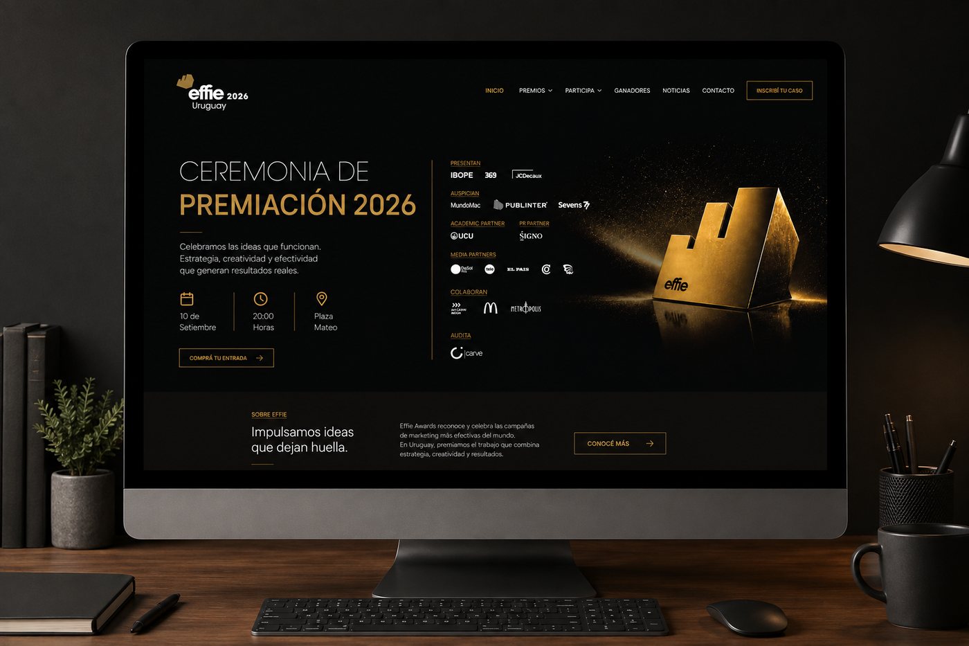 Sitio de Effie Awards Uruguay 2026